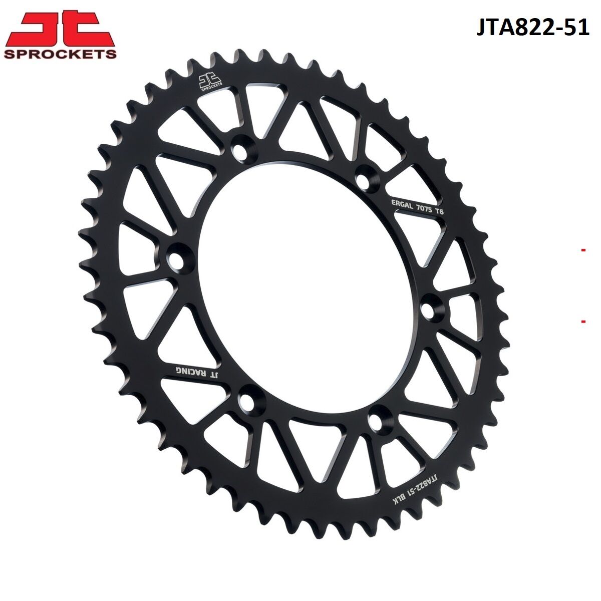 Beta RR 2T ENDURO RACING 250 ARKA DİŞLİ SİYAH ALÜMİNYUM (BLK)