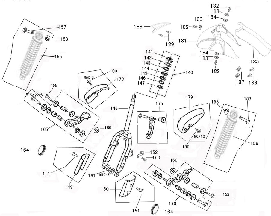 YUKİ RETRO ÖN AMORTİSÖR SAĞ