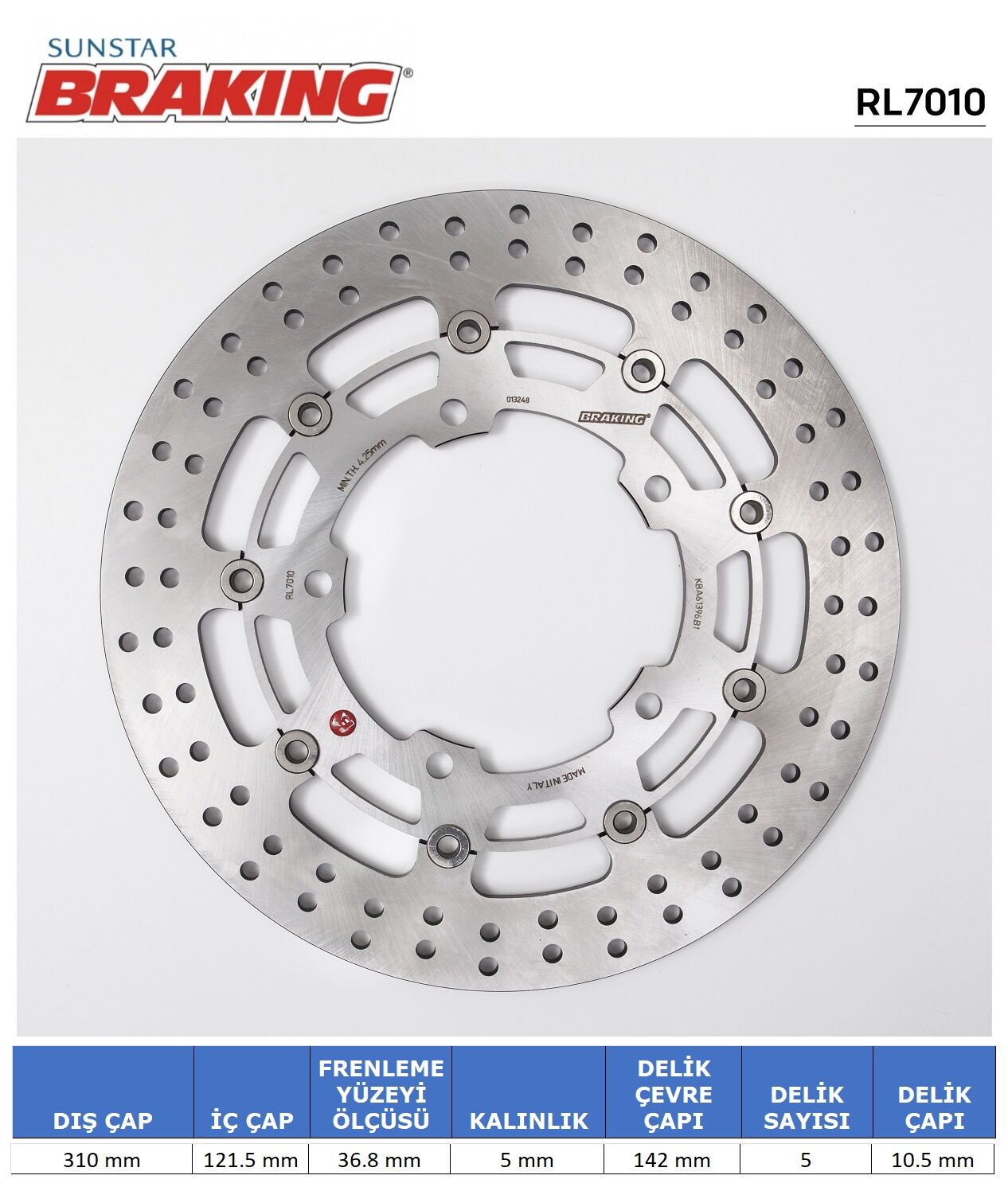 Suzuki GSR 600 SUZUKI YUVARLAK ÖN FREN DİSKİ