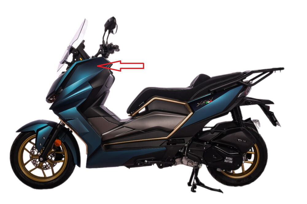REGAL RAPTOR Xsuv 125 Kafa Grenajı Sol Mat Mavi