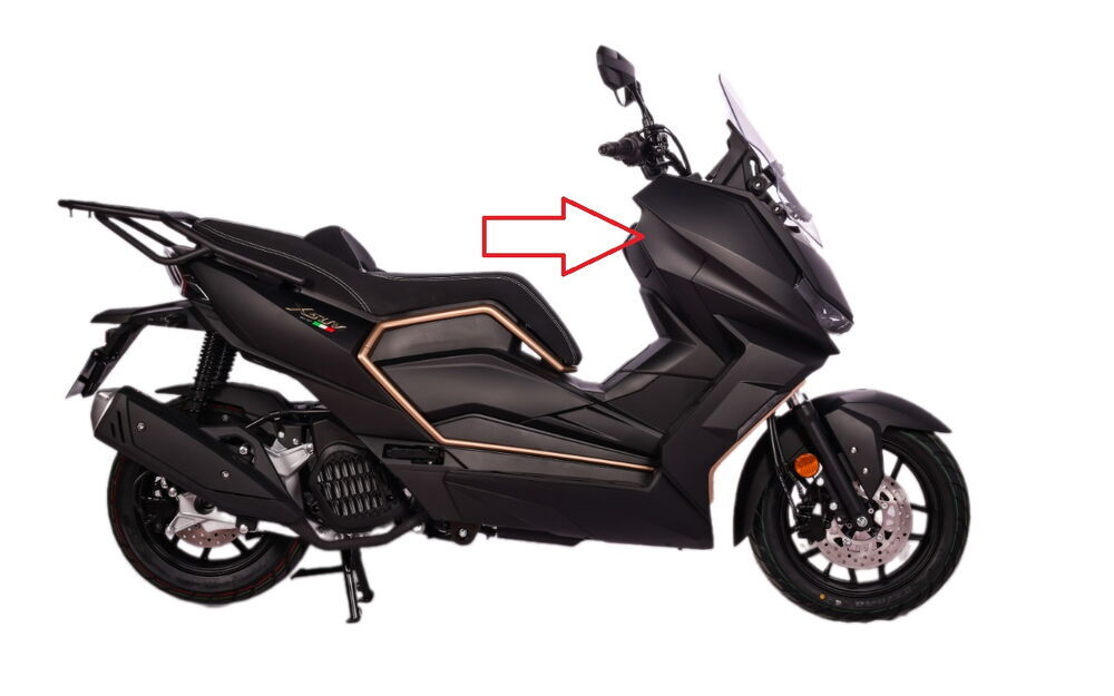 REGAL RAPTOR Xsuv 125 Kafa Grenajı Sağ Mat Siyah