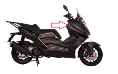 REGAL RAPTOR Xsuv 125 Kafa Grenajı Sağ Mat Siyah