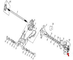 REGAL RAPTOR F320 Arka Teker Taşıyıcı Sol