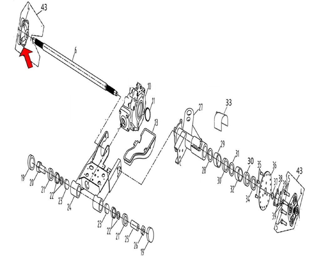 REGAL RAPTOR F320 Arka Teker Taşıyıcı Sağ
