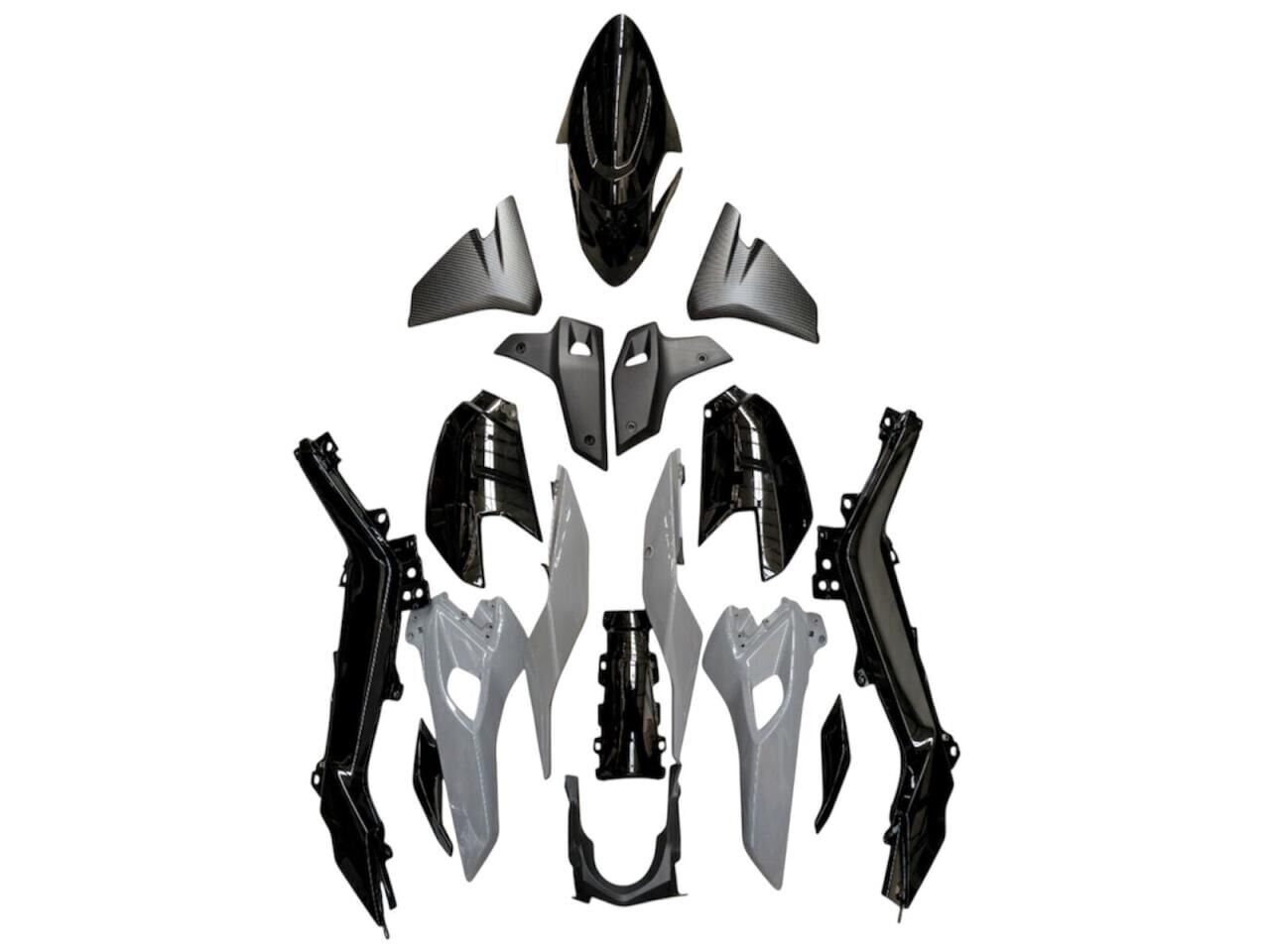 CF MOTO NK 250 KAPORTA SETİ NARDO GRİ - 17 PARÇA - STİCKER'LI