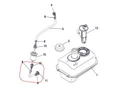 REGAL RAPTOR M210 Benzin Hotumu Kısa Olan