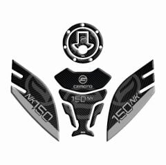 CF MOTO 150 NK 2016 - 2023 UYUMLU Tank Pad SET 002