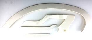 RMG MOTO GUSTO VENİCE SELE YAN KAPAK SUSLEYICI SETI SAG BEYAZ