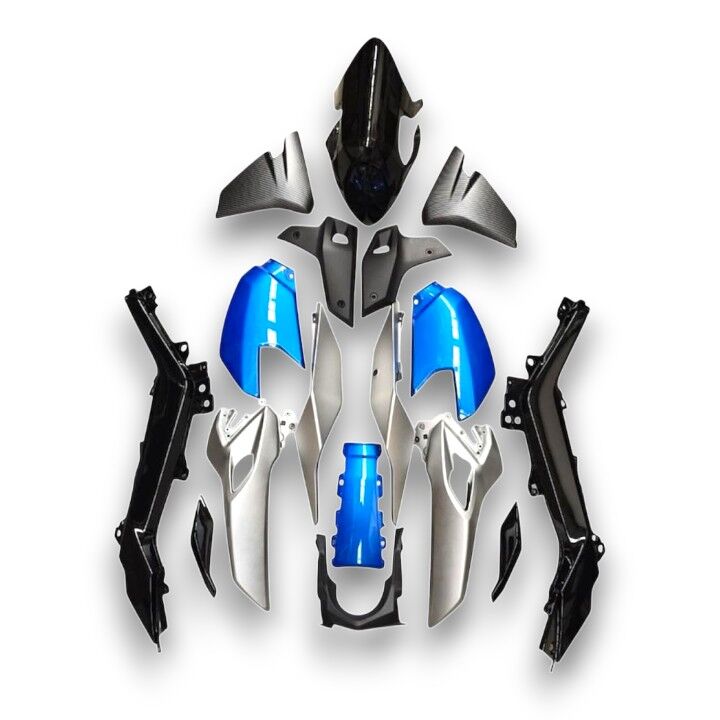 CF MOTO NK 250 KAPORTA SETİ MAVİ - 17 PARÇA - STİCKER'LI