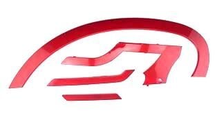 RMG MOTO GUSTO VENİCE SELE YAN KAPAK SUSLEYICI SETI SAG KIRMIZI