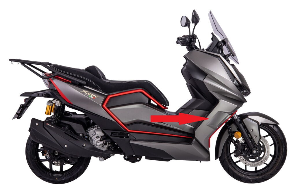 REGAL RAPTOR Xsuv 125 Ön Z Grenaj Sağ Mat Gri
