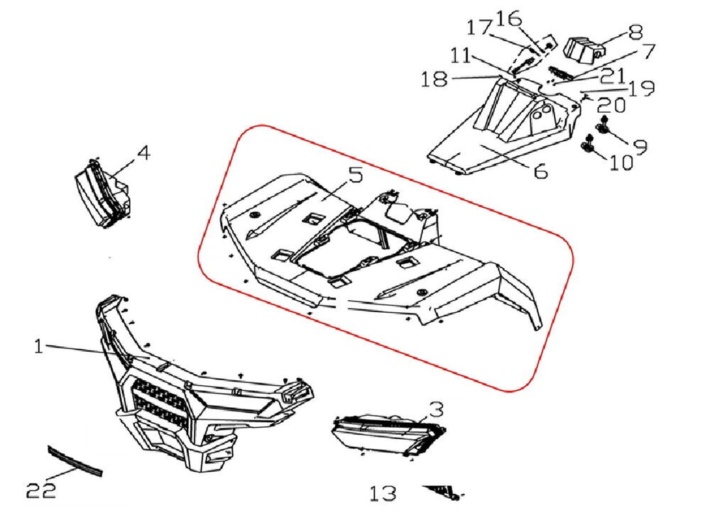 REGAL RAPTOR F320 Ön Çamurluk Turuncu Renk