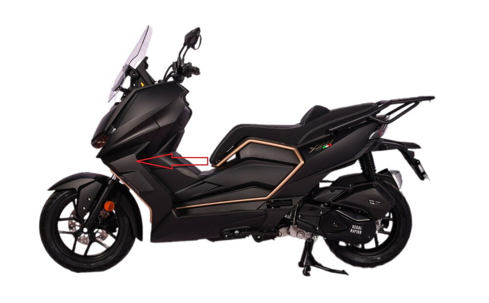 REGAL RAPTOR Xsuv 125 Ön Z Grenaj Sol Mat Siyah