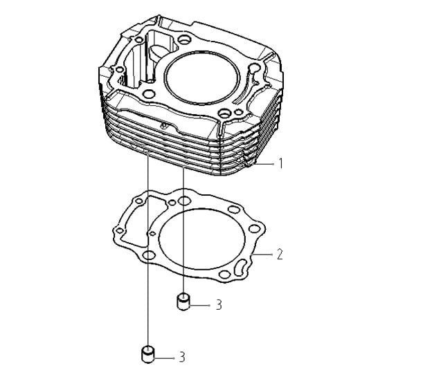 VOGE RALLY 250 SİLİNDİR ALT CONTA
