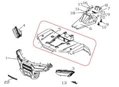 REGAL RAPTOR F320 Ön Çamurluk Gri Renk