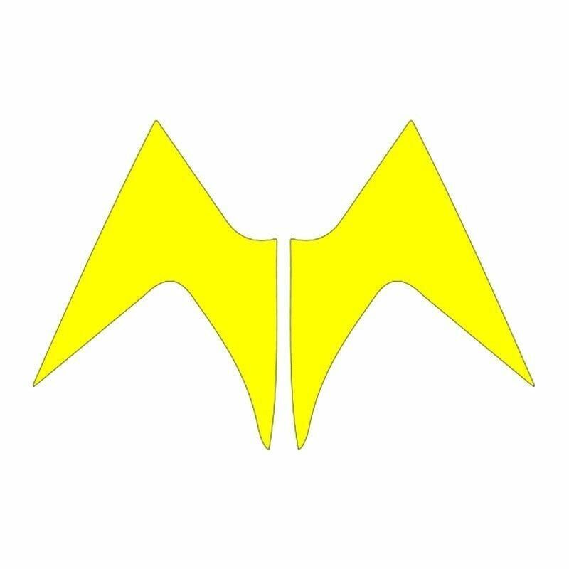 MONDİAL MH DRİFT 2011 - 2020 UYUMLU FLO SARI ÖN SİPERLİK YAN STİCKER