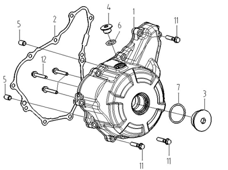 VOGE RALLY 250 STATÖR KAPAK