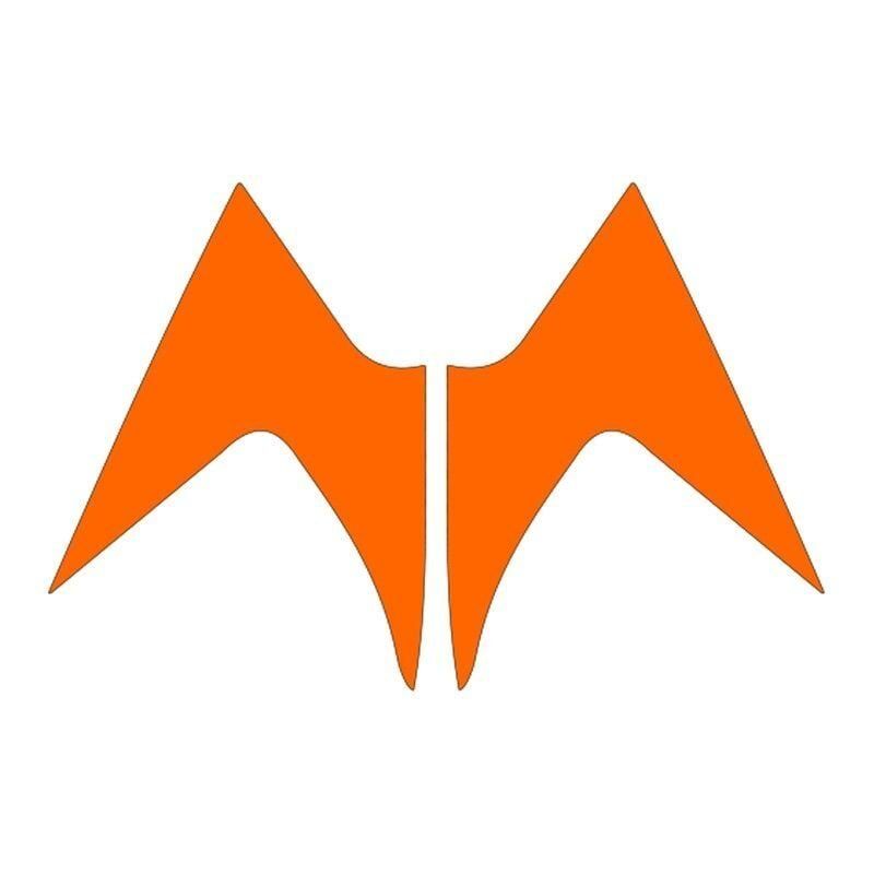 MONDİAL MH DRİFT 2011 - 2020 UYUMLU FLO TURUNCU ÖN SİPERLİK YAN STİCKER