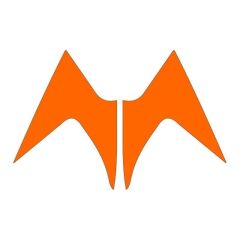 MONDİAL MH DRİFT 2011 - 2020 UYUMLU FLO TURUNCU ÖN SİPERLİK YAN STİCKER