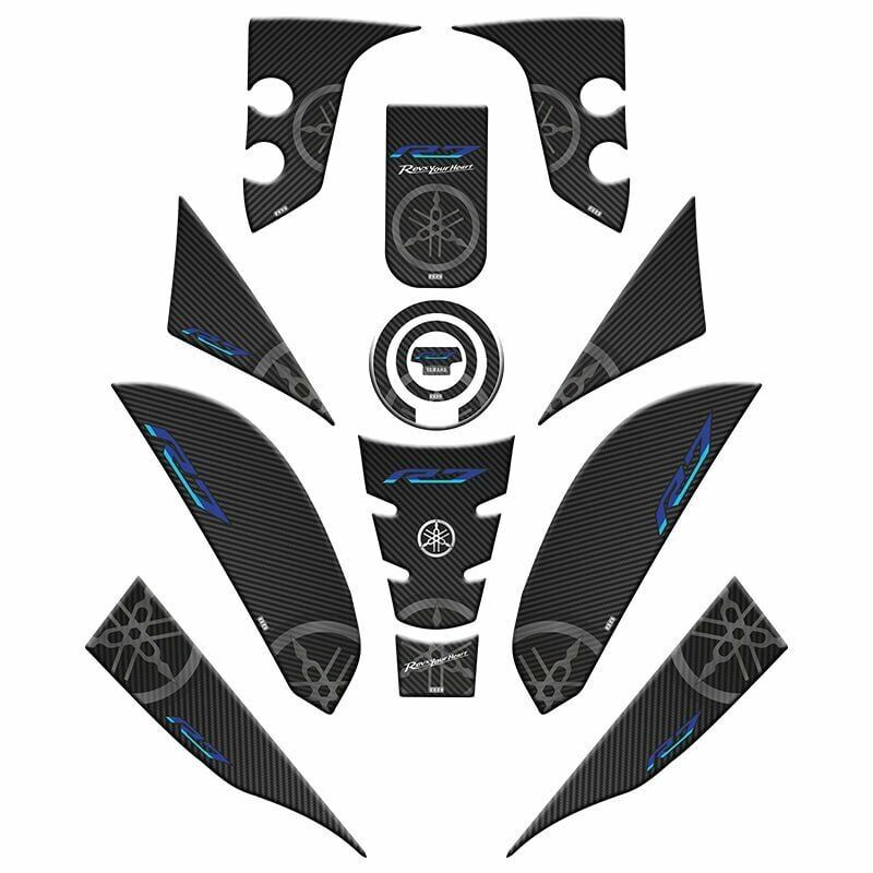 YAMAHA R7 2021 - 2024 UYUMLU FULL TANK PAD SET 002