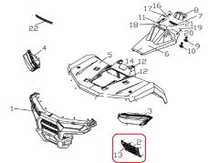 REGAL RAPTOR F320 Ön Tampon Izgarası