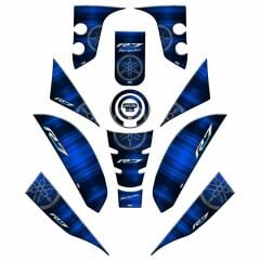 YAMAHA R7 2021 - 2024 UYUMLU FULL TANK PAD SET 003