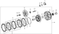VOGE RALLY 250 DEBRİYAJ BALATASI SET