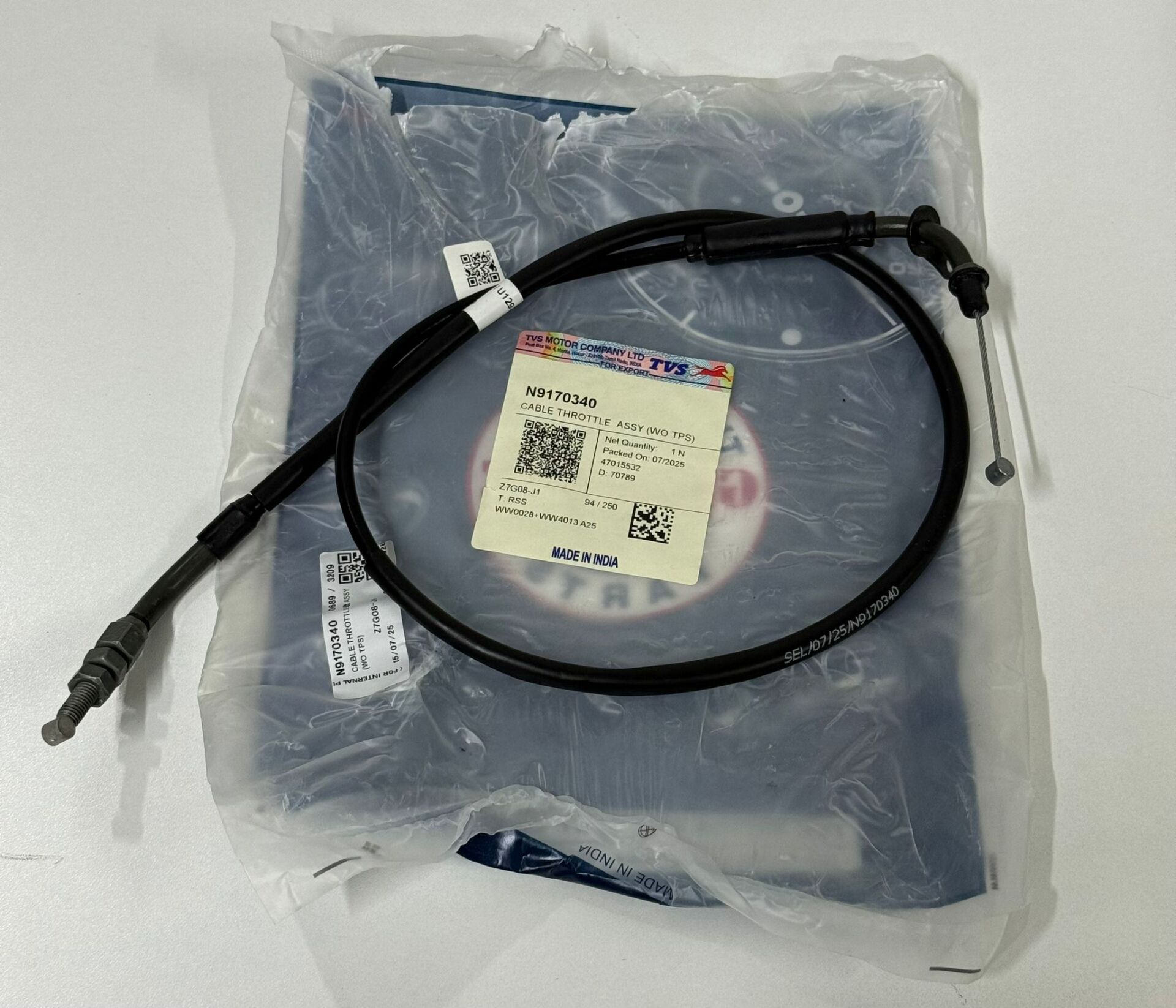 TVS APACHE RTR 200 TVS ORİJİNAL GAZ TELİ