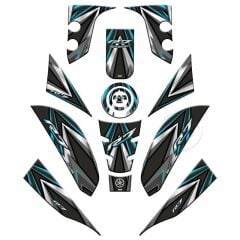 YAMAHA R7 2021 - 2024 UYUMLU FULL TANK PAD SET 005