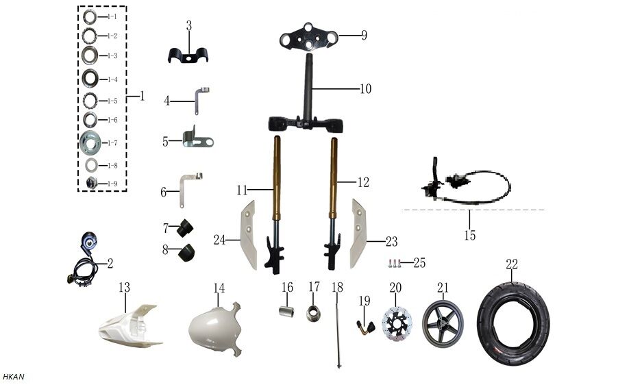 YUKİ HAMMER 50 TEL BRAKETİ