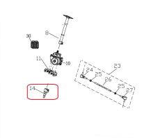 REGAL RAPTOR Promax 650L Direksiyon Alt Mil Küçük
