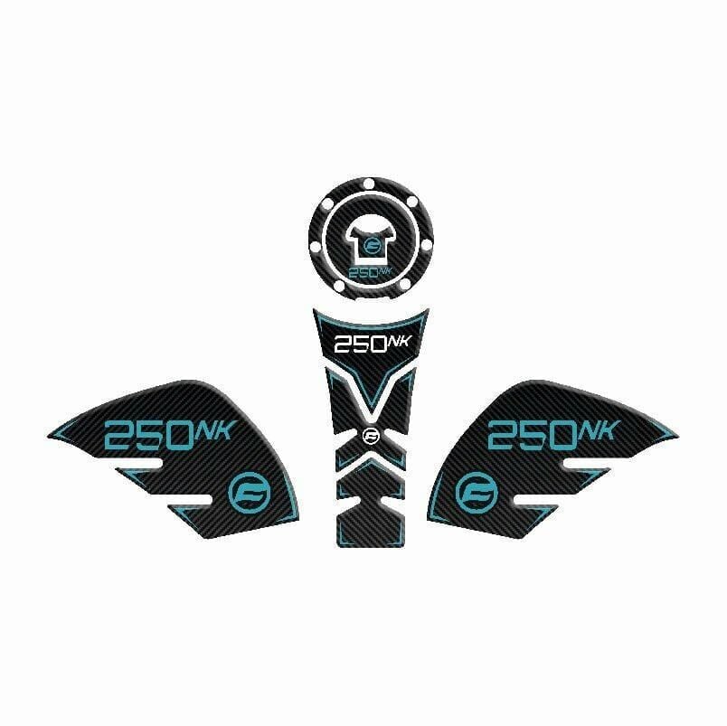CF MOTO 250 NK 2018 - 2022 UYUMLU Tank Pad SET 001