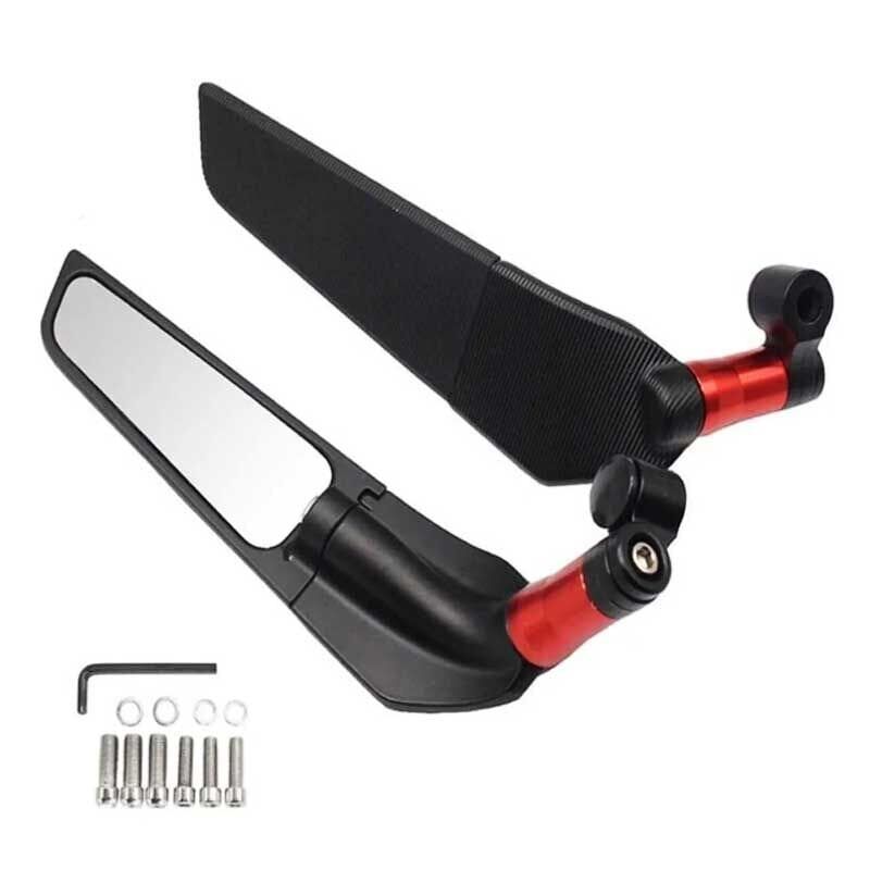 UNİVERSAL KIRMIZI H2 YARASA KATLANIR AYNA TEK DELİKLİ MODEL