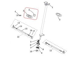 REGAL RAPTOR M210 Direksiyon Kelepçesi Takım