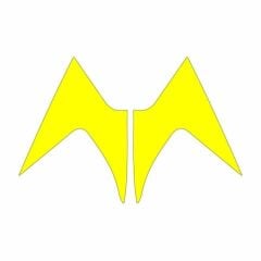 MONDİAL MH DRİFT 2011 - 2020 UYUMLU SARI ÖN SİPERLİK YAN STİCKER