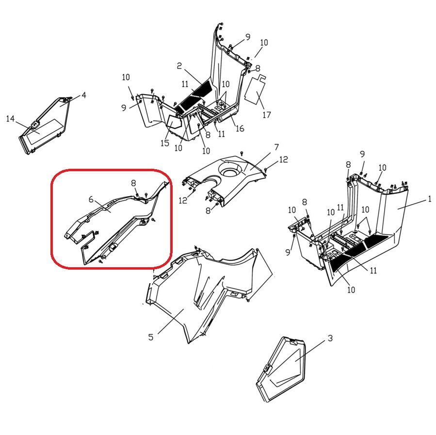REGAL RAPTOR F320 Depo Yan Gerenaj Sağ Gri Renk