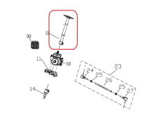 REGAL RAPTOR Promax 650L Direksiyon Üst Mil