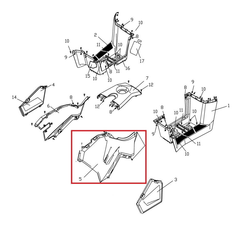 REGAL RAPTOR F320 Depo Yan Gerenaj Sol Kahve Renk