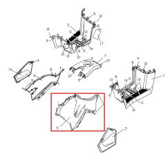 REGAL RAPTOR F320 Depo Yan Gerenaj Sol Gri Renk