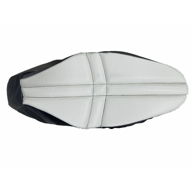 HONDA PCX 2014 - 2024 UYUMLU KONFOR HAVA DESTEKLİ KOLTUK KILIFI (MİNDER) BEYAZ