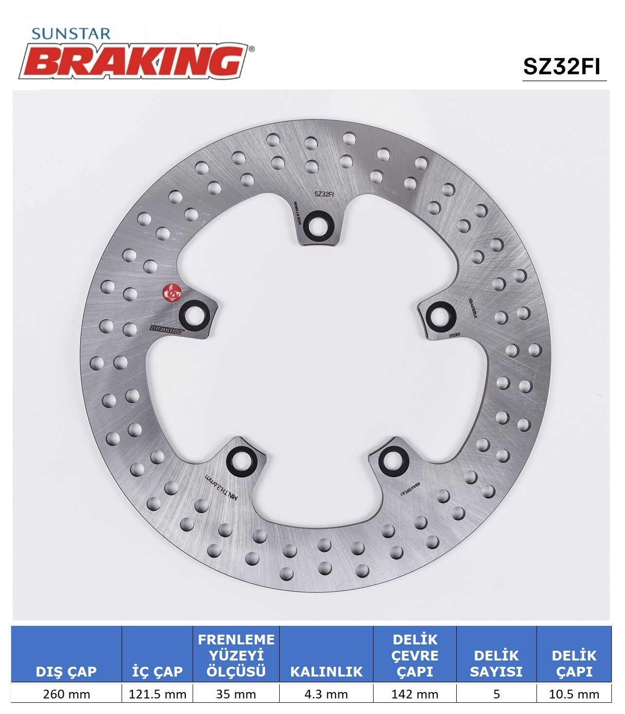 Suzuki BURGMAN AN 650 SUZUKI AN 400-650 BURGMAN YUVARLAK ÖN FREN DİSKİ