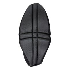 HONDA PCX 2014 - 2024 UYUMLU KONFOR HAVA DESTEKLİ KOLTUK KILIFI (MİNDER) KARBON SİYAH