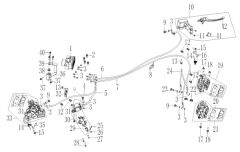 VOGE 525DSX ÖN FREN KALİPERİ SOL