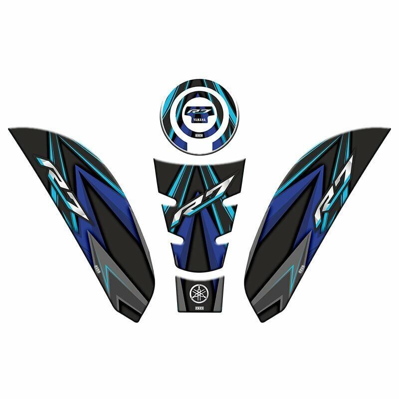 YAMAHA R7 2021 - 2024 UYUMLU TANK PAD SET 004