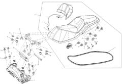 VOGE SR4 MAXİ 350 KOLTUK MENTEŞE ALT