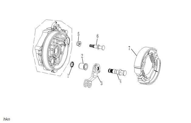 ARKA KAMPANA ÇATALI (DUTY 125)