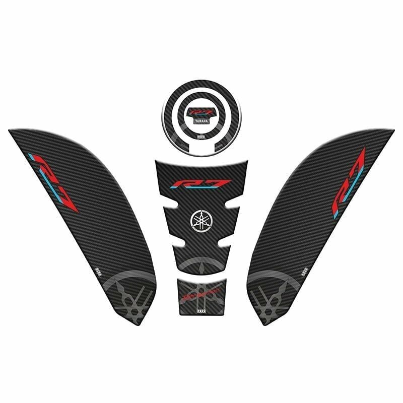 YAMAHA R7 2021 - 2024 UYUMLU TANK PAD SET 006