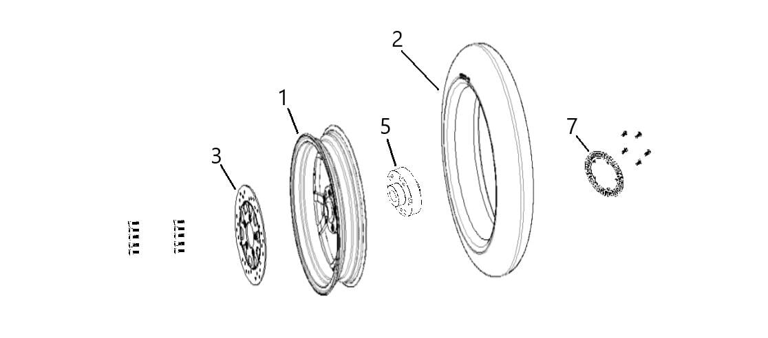 YUKİ HURACAN ARKA ABS DİSKİ