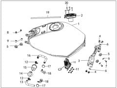 VOGE 525 RR YAKIT TANKI