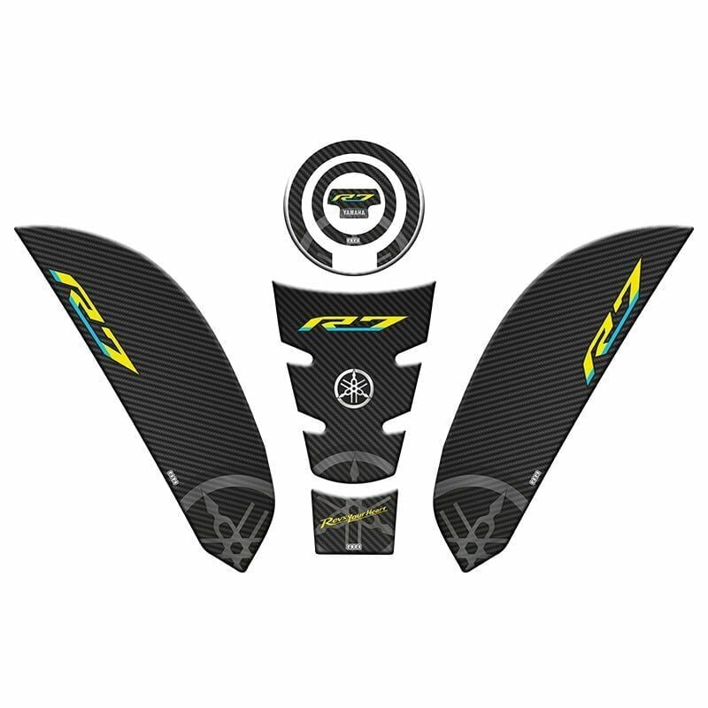 YAMAHA R7 2021 - 2024 UYUMLU TANK PAD SET 007